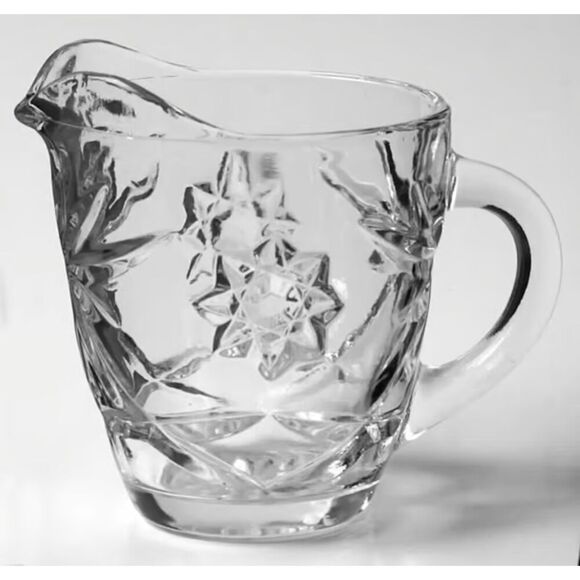 Anchor Hocking Early American Prescut Glass EAPC Clear Creamer - Picture 9 of 9